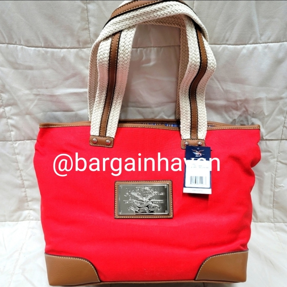 NWT American Living & Co Canvas Getaway Bag